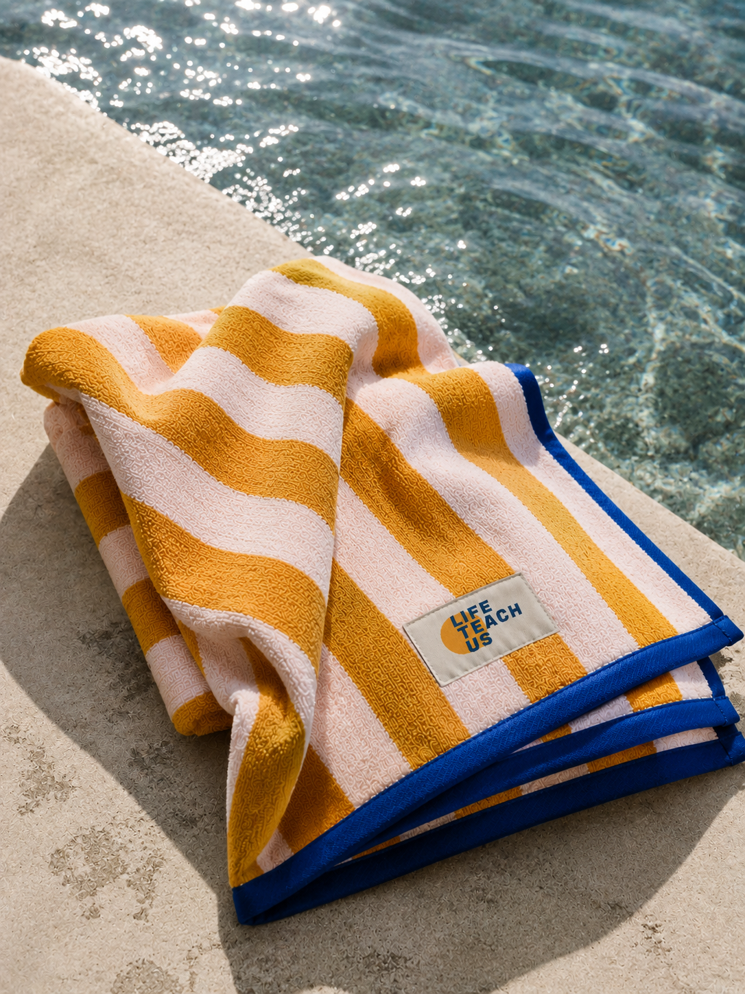 Supporter Jacquard-Strandtuch