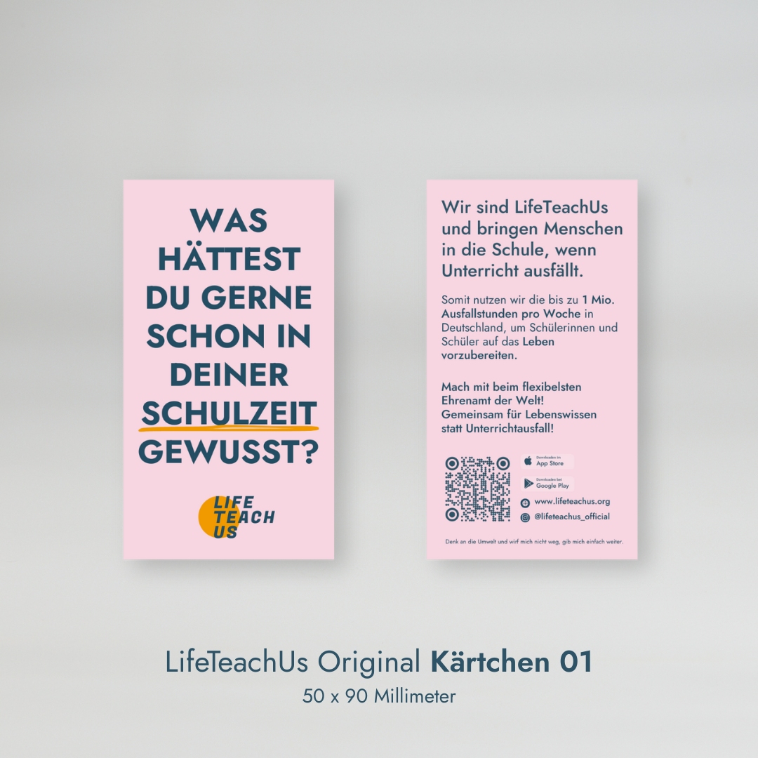 Bildungspartner: Supporter Paket