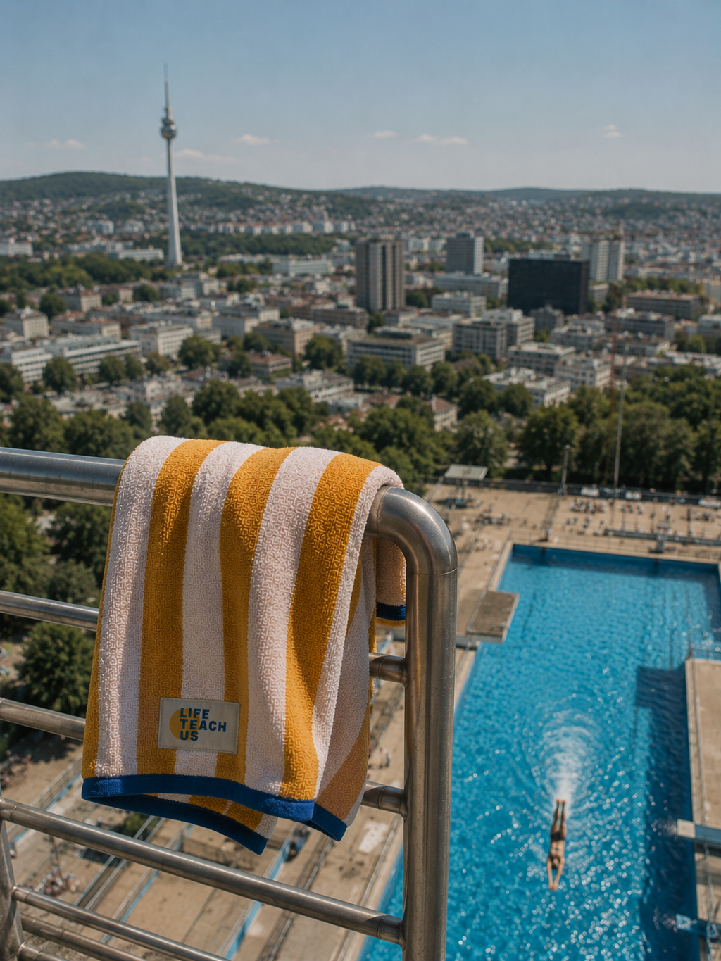 Supporter Jacquard-Strandtuch